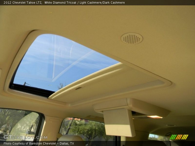 White Diamond Tricoat / Light Cashmere/Dark Cashmere 2012 Chevrolet Tahoe LTZ