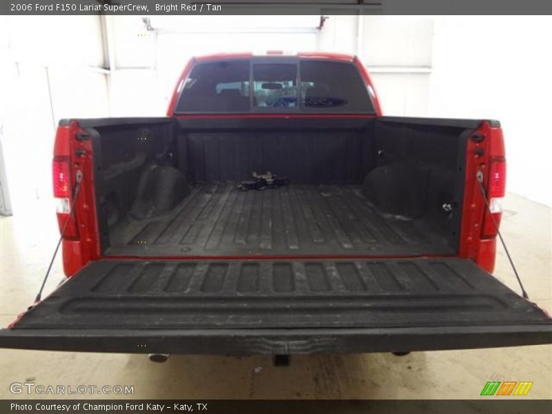 Bright Red / Tan 2006 Ford F150 Lariat SuperCrew