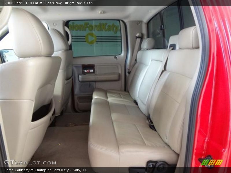 Bright Red / Tan 2006 Ford F150 Lariat SuperCrew
