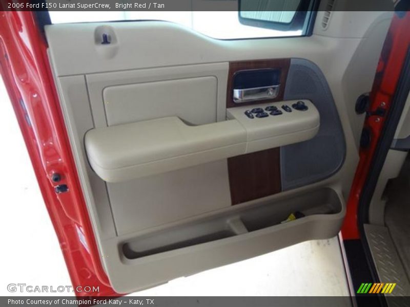 Bright Red / Tan 2006 Ford F150 Lariat SuperCrew