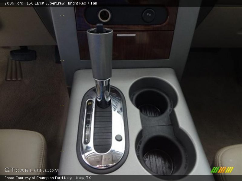 Bright Red / Tan 2006 Ford F150 Lariat SuperCrew