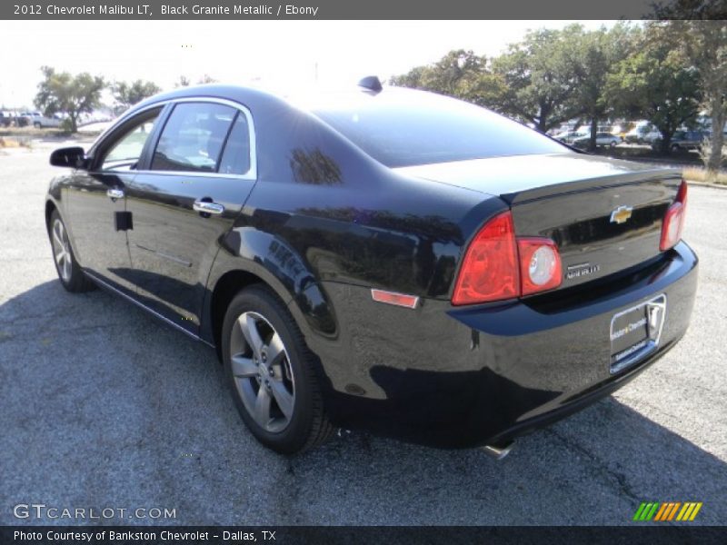 Black Granite Metallic / Ebony 2012 Chevrolet Malibu LT