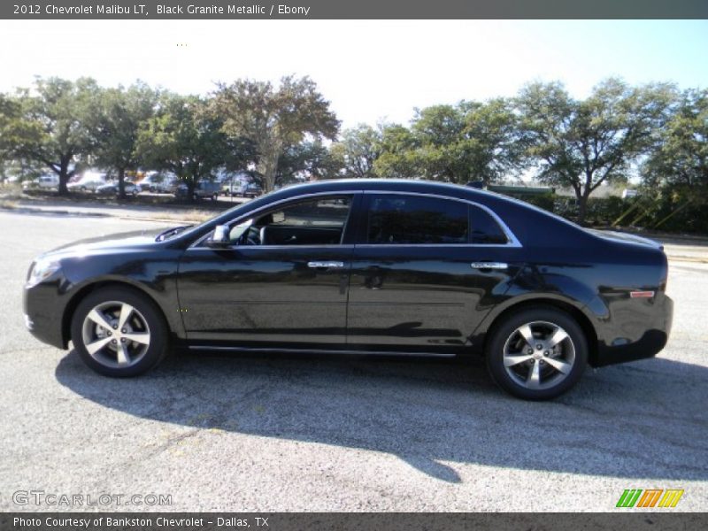 Black Granite Metallic / Ebony 2012 Chevrolet Malibu LT