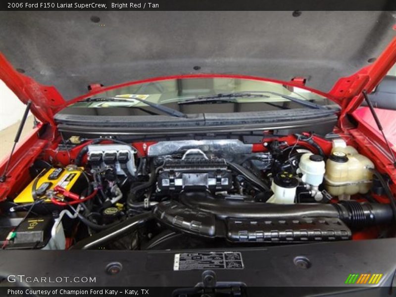 Bright Red / Tan 2006 Ford F150 Lariat SuperCrew