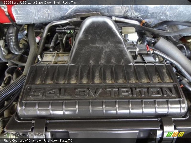 Bright Red / Tan 2006 Ford F150 Lariat SuperCrew