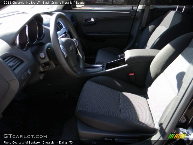 Black Granite Metallic / Ebony 2012 Chevrolet Malibu LT