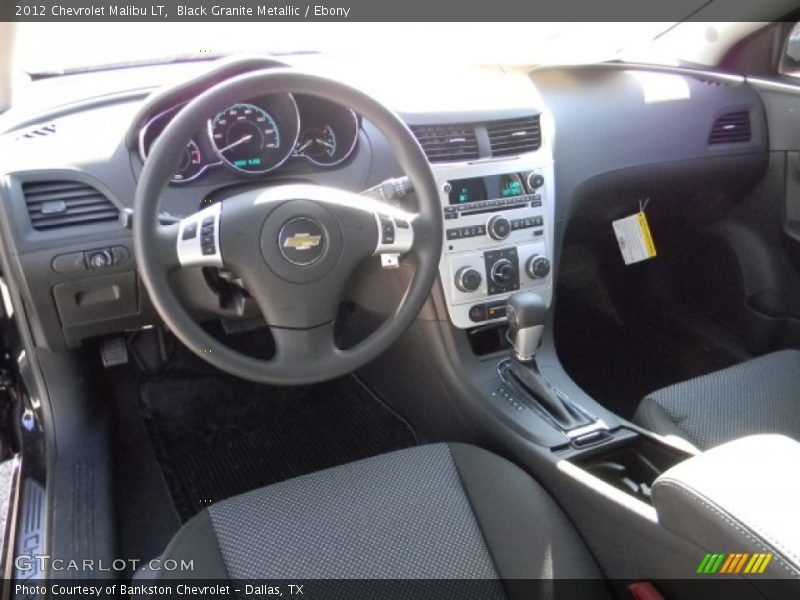 Black Granite Metallic / Ebony 2012 Chevrolet Malibu LT