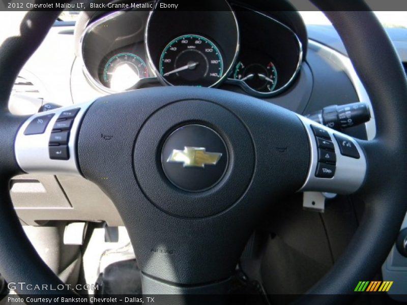 Black Granite Metallic / Ebony 2012 Chevrolet Malibu LT