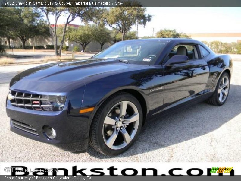 Imperial Blue Metallic / Gray 2012 Chevrolet Camaro LT/RS Coupe