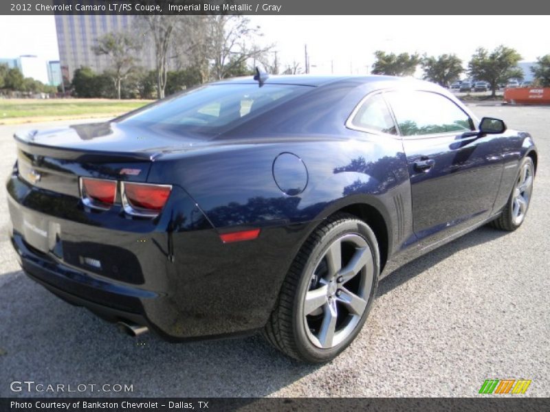 Imperial Blue Metallic / Gray 2012 Chevrolet Camaro LT/RS Coupe