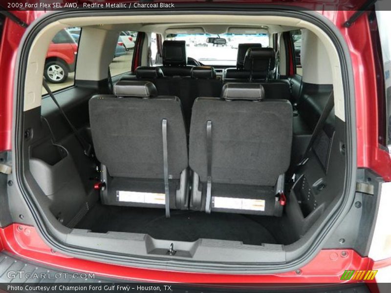 Redfire Metallic / Charcoal Black 2009 Ford Flex SEL AWD