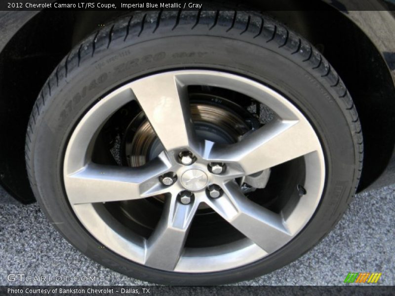 Imperial Blue Metallic / Gray 2012 Chevrolet Camaro LT/RS Coupe