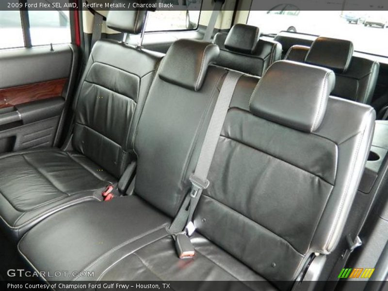 Redfire Metallic / Charcoal Black 2009 Ford Flex SEL AWD