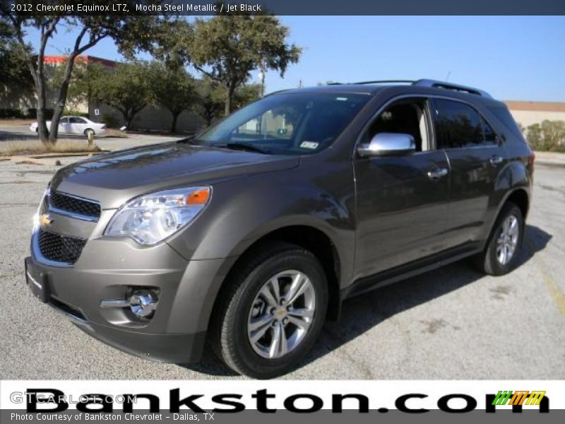 Mocha Steel Metallic / Jet Black 2012 Chevrolet Equinox LTZ
