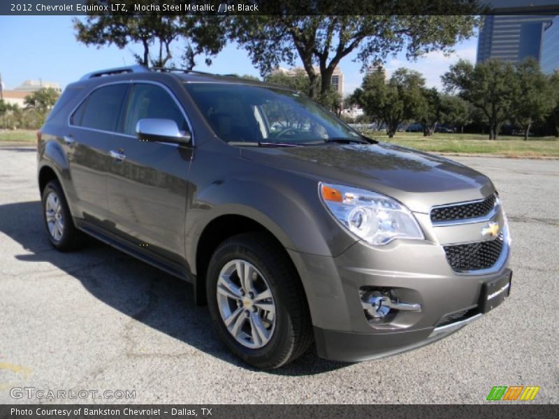 Mocha Steel Metallic / Jet Black 2012 Chevrolet Equinox LTZ
