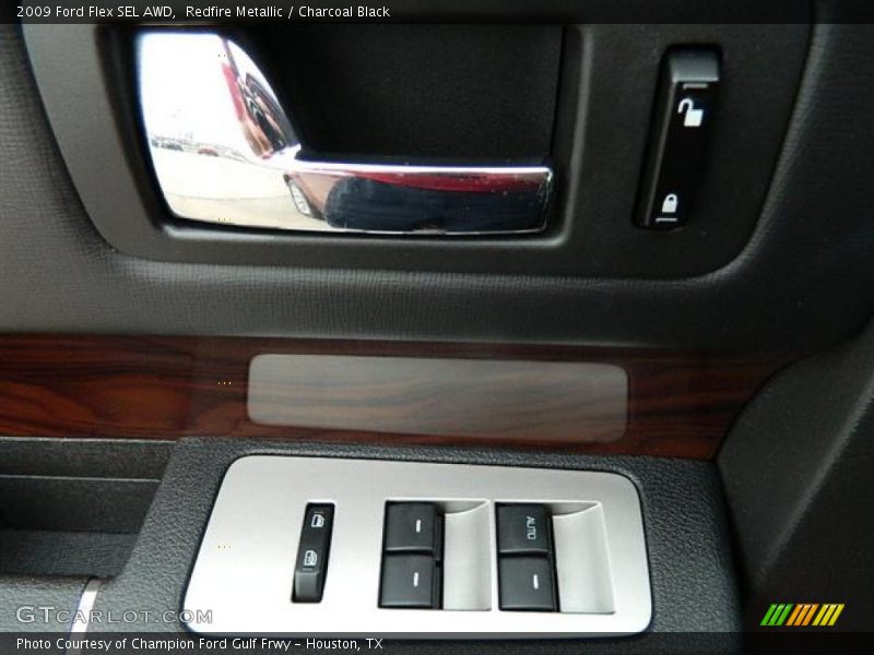 Redfire Metallic / Charcoal Black 2009 Ford Flex SEL AWD