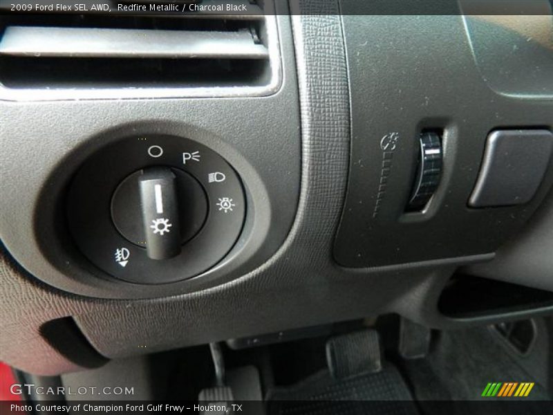 Redfire Metallic / Charcoal Black 2009 Ford Flex SEL AWD