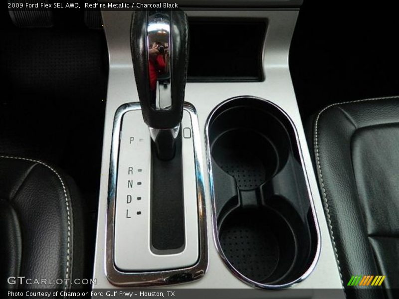 Redfire Metallic / Charcoal Black 2009 Ford Flex SEL AWD