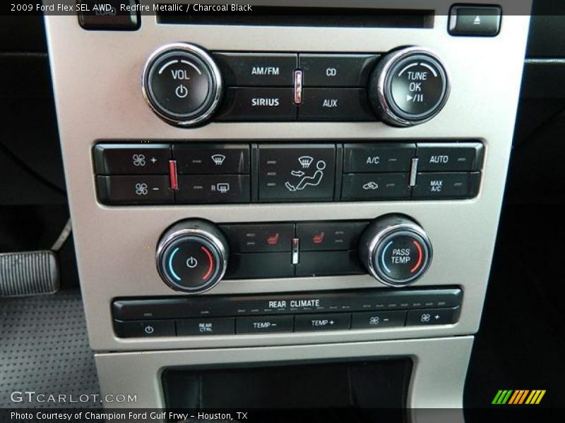 Redfire Metallic / Charcoal Black 2009 Ford Flex SEL AWD