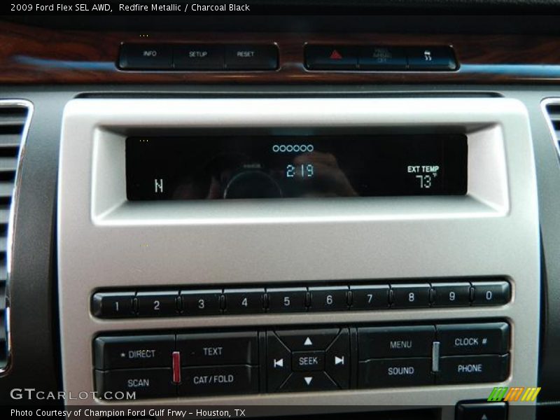 Redfire Metallic / Charcoal Black 2009 Ford Flex SEL AWD