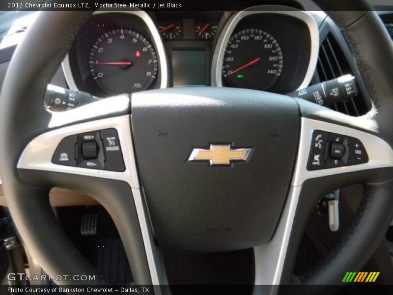 Mocha Steel Metallic / Jet Black 2012 Chevrolet Equinox LTZ