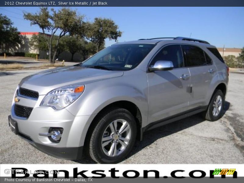 Silver Ice Metallic / Jet Black 2012 Chevrolet Equinox LTZ