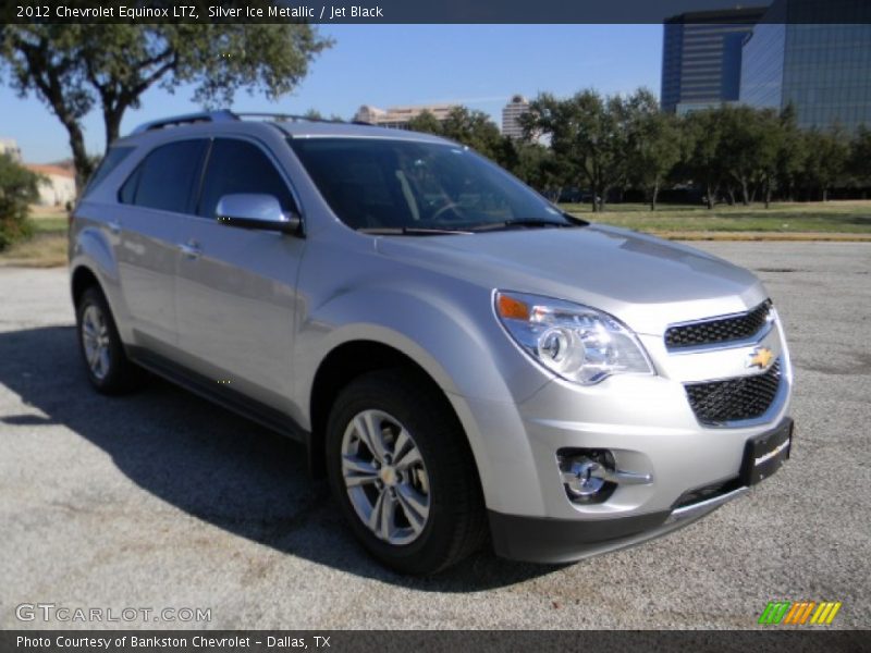 Silver Ice Metallic / Jet Black 2012 Chevrolet Equinox LTZ