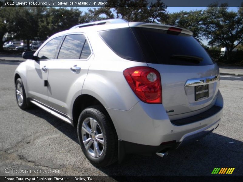Silver Ice Metallic / Jet Black 2012 Chevrolet Equinox LTZ