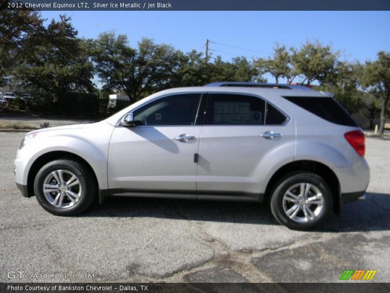 Silver Ice Metallic / Jet Black 2012 Chevrolet Equinox LTZ