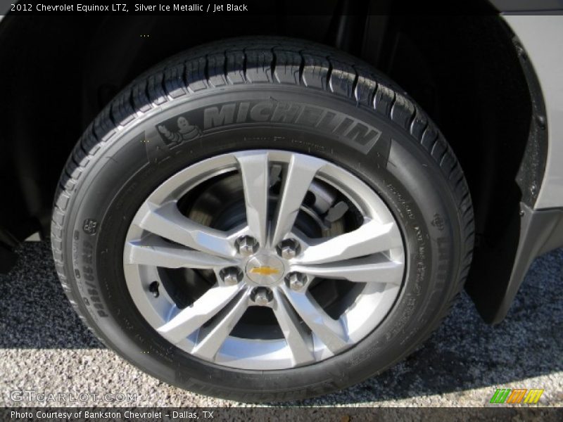 Silver Ice Metallic / Jet Black 2012 Chevrolet Equinox LTZ