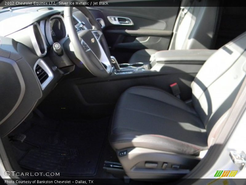 Silver Ice Metallic / Jet Black 2012 Chevrolet Equinox LTZ