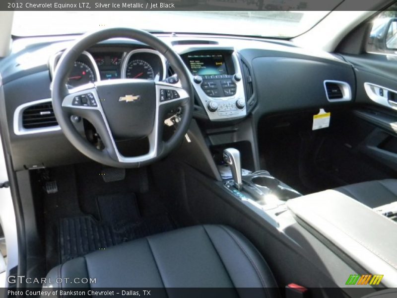 Silver Ice Metallic / Jet Black 2012 Chevrolet Equinox LTZ