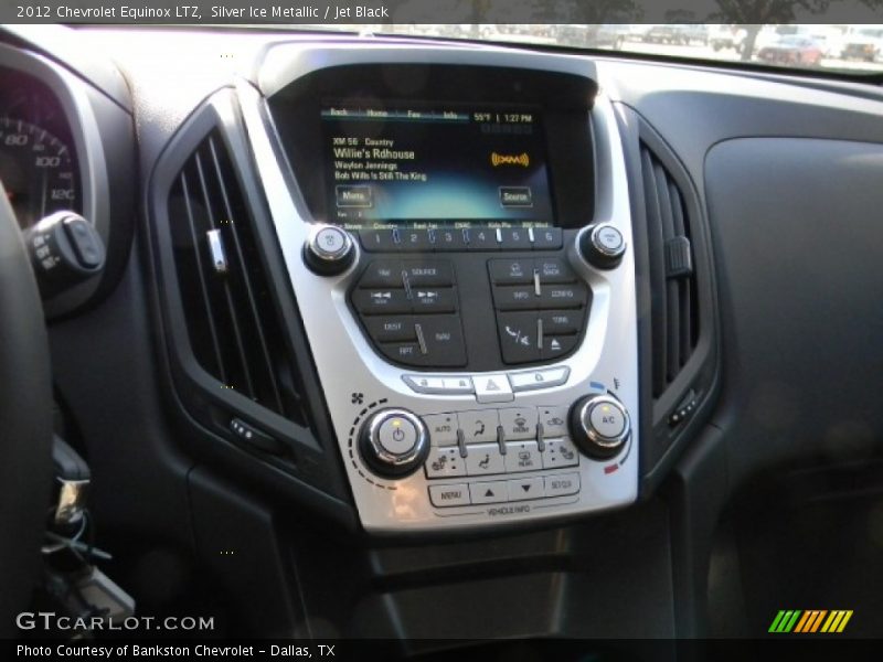 Silver Ice Metallic / Jet Black 2012 Chevrolet Equinox LTZ