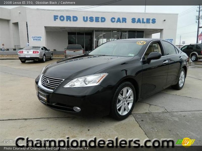 Obsidian Black / Cashmere 2008 Lexus ES 350