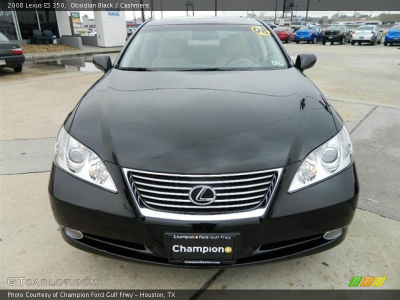 Obsidian Black / Cashmere 2008 Lexus ES 350
