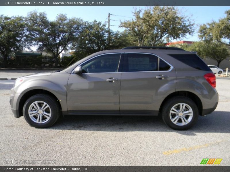 Mocha Steel Metallic / Jet Black 2012 Chevrolet Equinox LT
