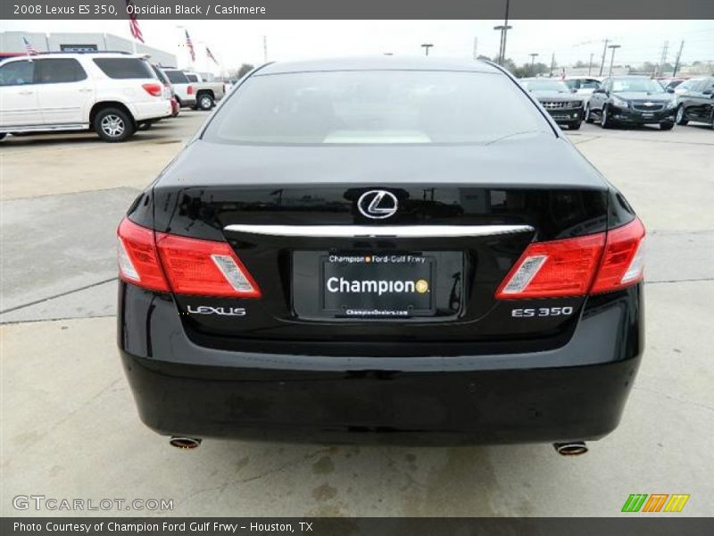 Obsidian Black / Cashmere 2008 Lexus ES 350