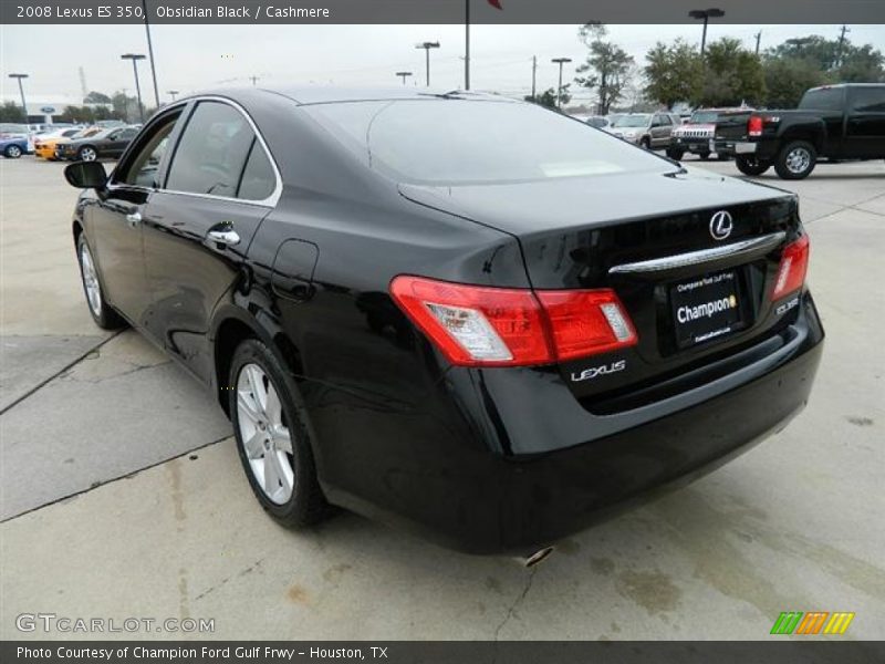 Obsidian Black / Cashmere 2008 Lexus ES 350