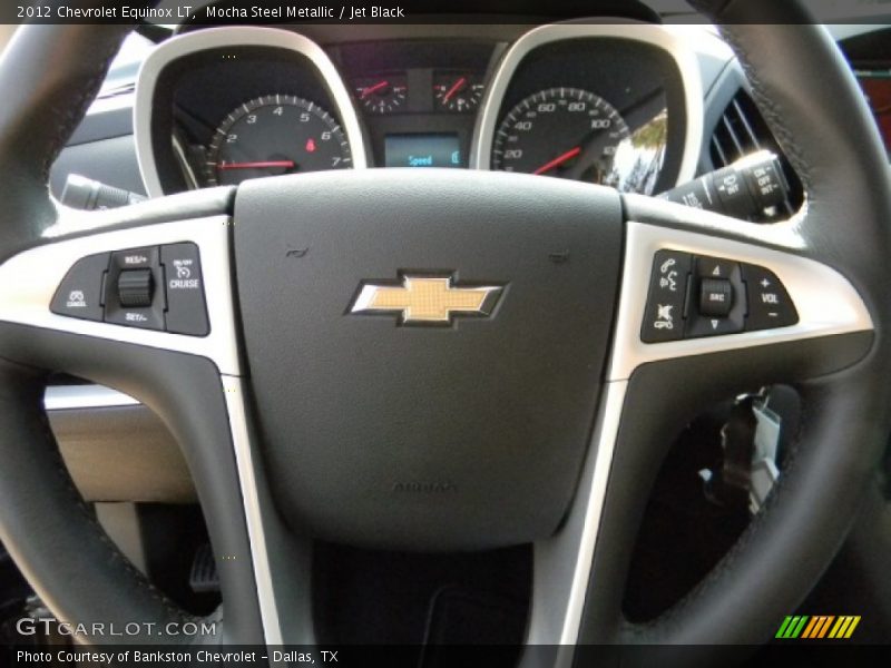 Mocha Steel Metallic / Jet Black 2012 Chevrolet Equinox LT