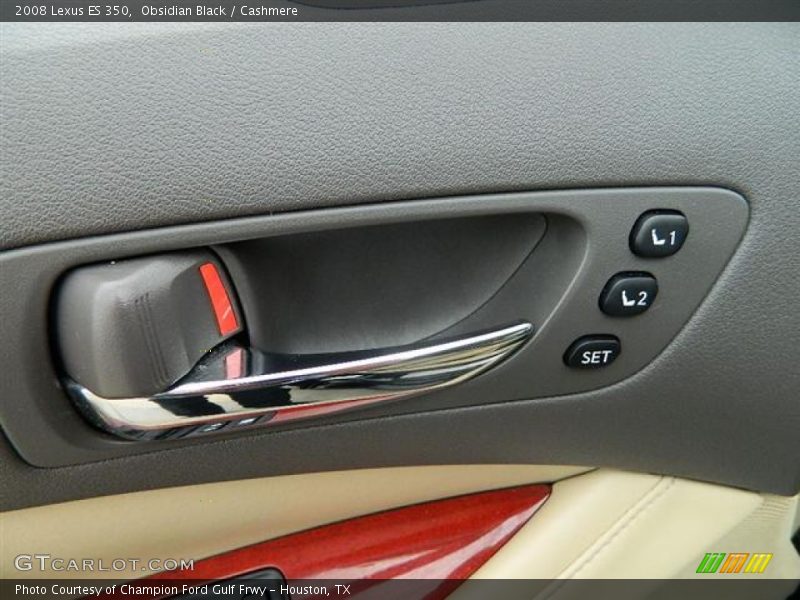Obsidian Black / Cashmere 2008 Lexus ES 350