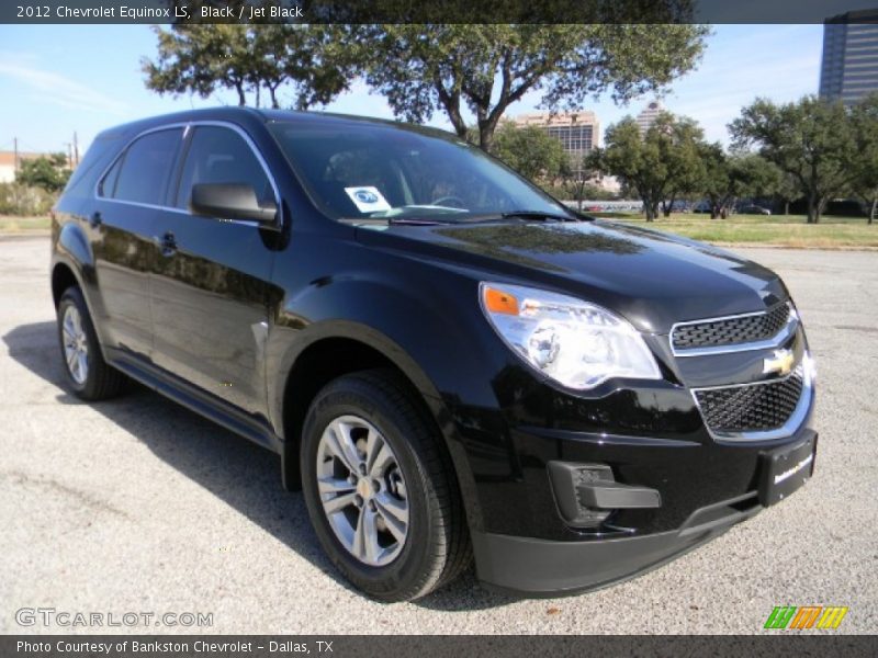 Black / Jet Black 2012 Chevrolet Equinox LS