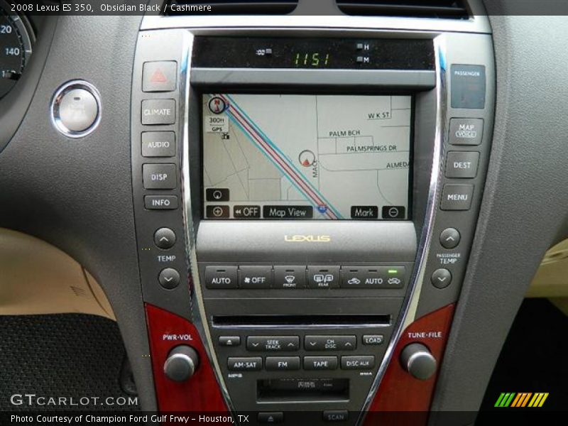 Obsidian Black / Cashmere 2008 Lexus ES 350