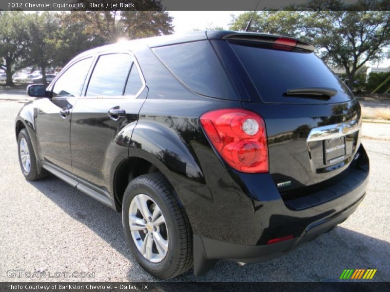 Black / Jet Black 2012 Chevrolet Equinox LS