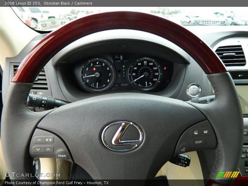 Obsidian Black / Cashmere 2008 Lexus ES 350
