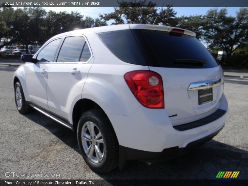 Summit White / Jet Black 2012 Chevrolet Equinox LS