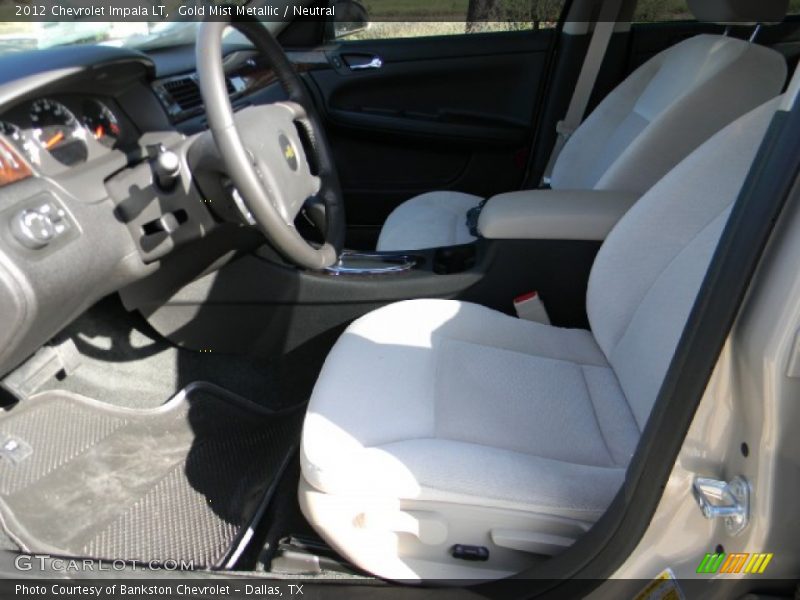 Gold Mist Metallic / Neutral 2012 Chevrolet Impala LT