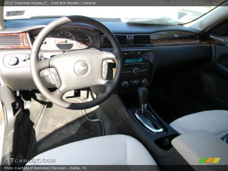 Gold Mist Metallic / Neutral 2012 Chevrolet Impala LT