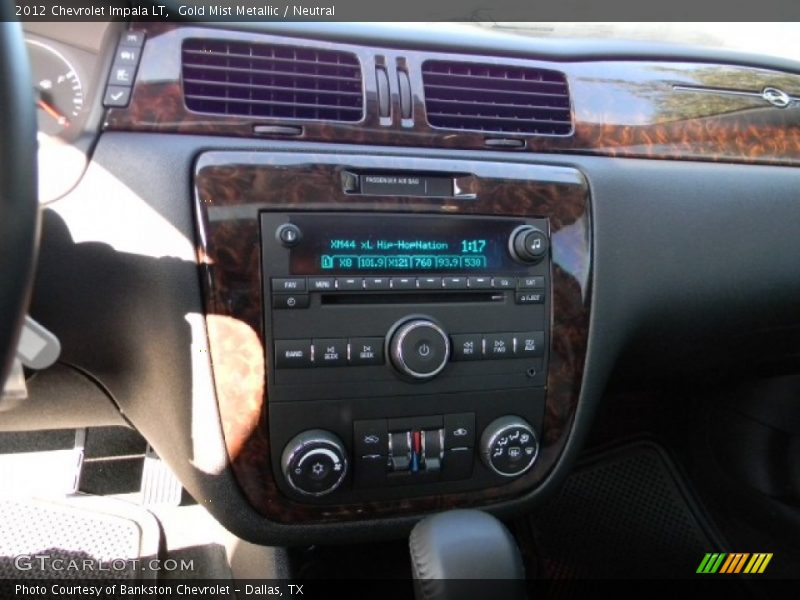 Gold Mist Metallic / Neutral 2012 Chevrolet Impala LT