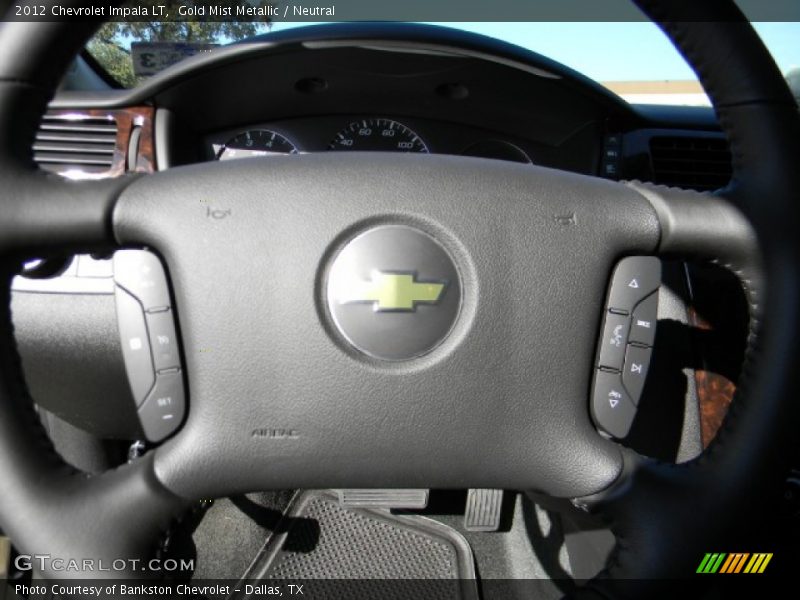 Gold Mist Metallic / Neutral 2012 Chevrolet Impala LT