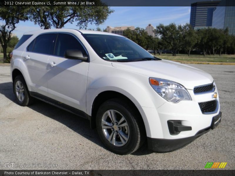 Summit White / Jet Black 2012 Chevrolet Equinox LS